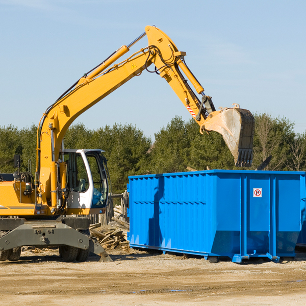 how many times can i have a residential dumpster rental emptied in LeChee AZ